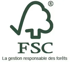 étiquette de traçabilité industrielle responsable FSC