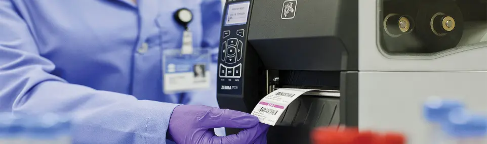 Etiqueteuse industrielle pharmaceutique